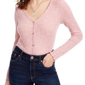 almost famous long sleeve top / size m